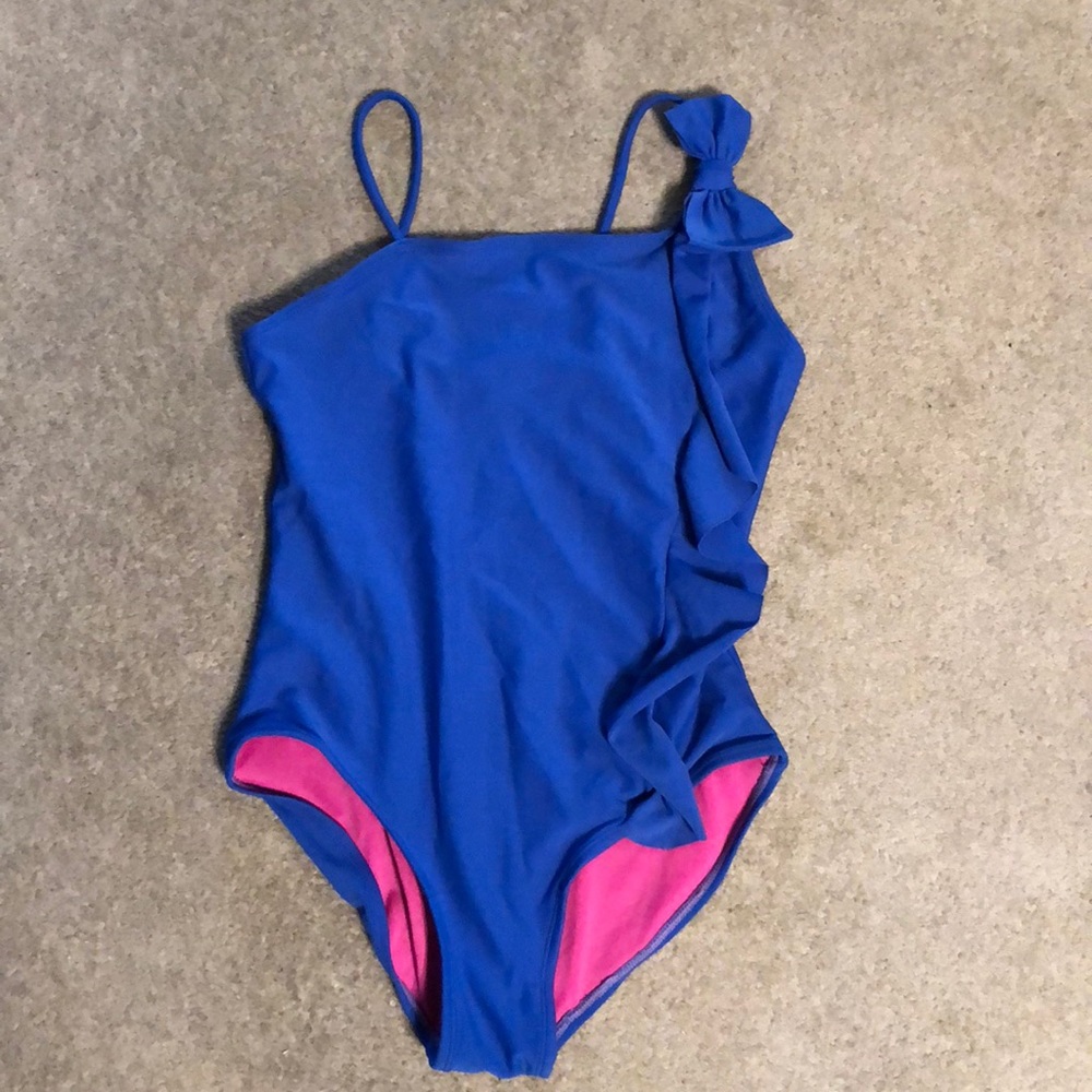 Target Girls Ruffled Swim suit size 10/12